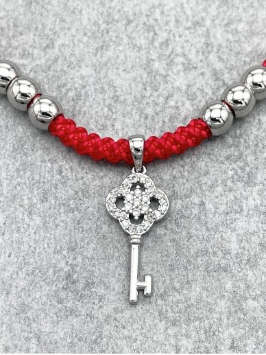 MAGIC KEY bracelet with red thread 2