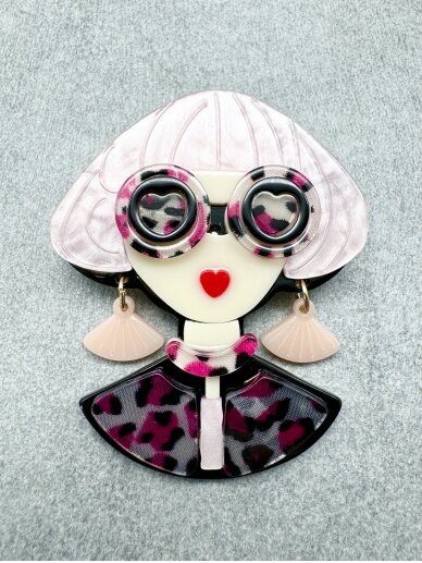 Brooch STYLICH LADY