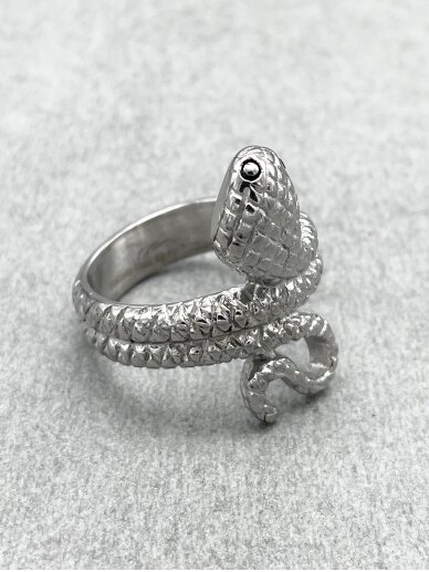 Stainless steel ring COBRA 2