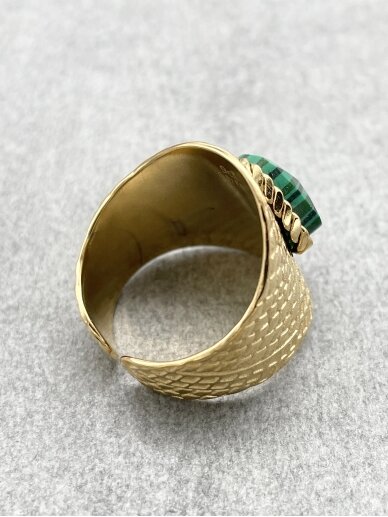 Stainless steel ring EMERALD 3